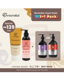 【双11疯狂促销】 PRE ORDER Essential Hair Care Mix & Match 2+1Pack