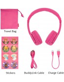 【Ready Stock】BuddyPhones Play+ Kids Headphones (Wireless Bluetooth Volume)