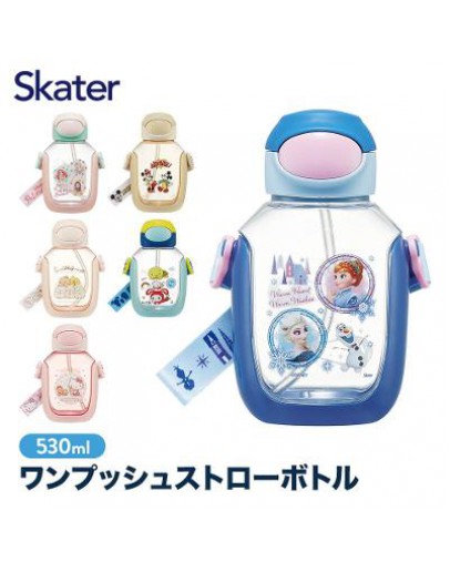 【Ready Stock】2023 NEW Japan Skater Children 530ml Water Bottle (Straw)